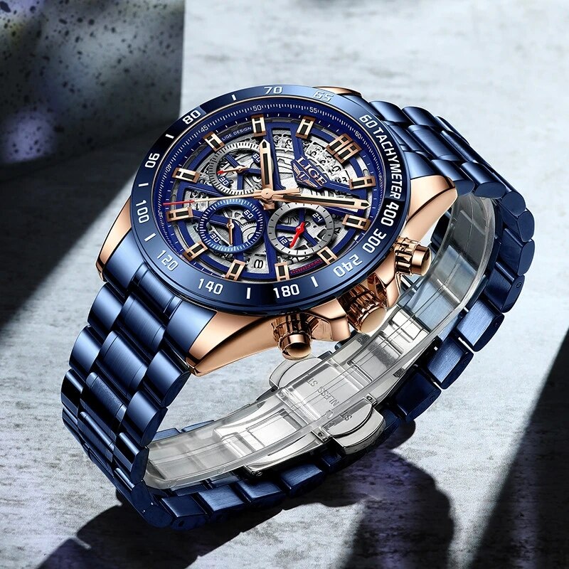 LIGE 2024 New Men Watch Top Br - Luxury Watch Magazine ulasan dan harga