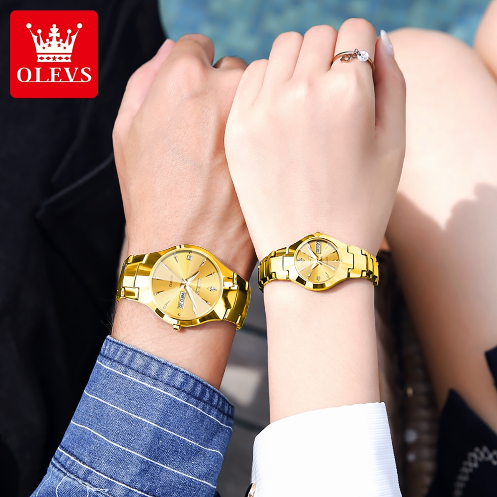 OLEVS TOP Brand Gold Watches f - Luxury Watch Magazine ulasan dan harga
