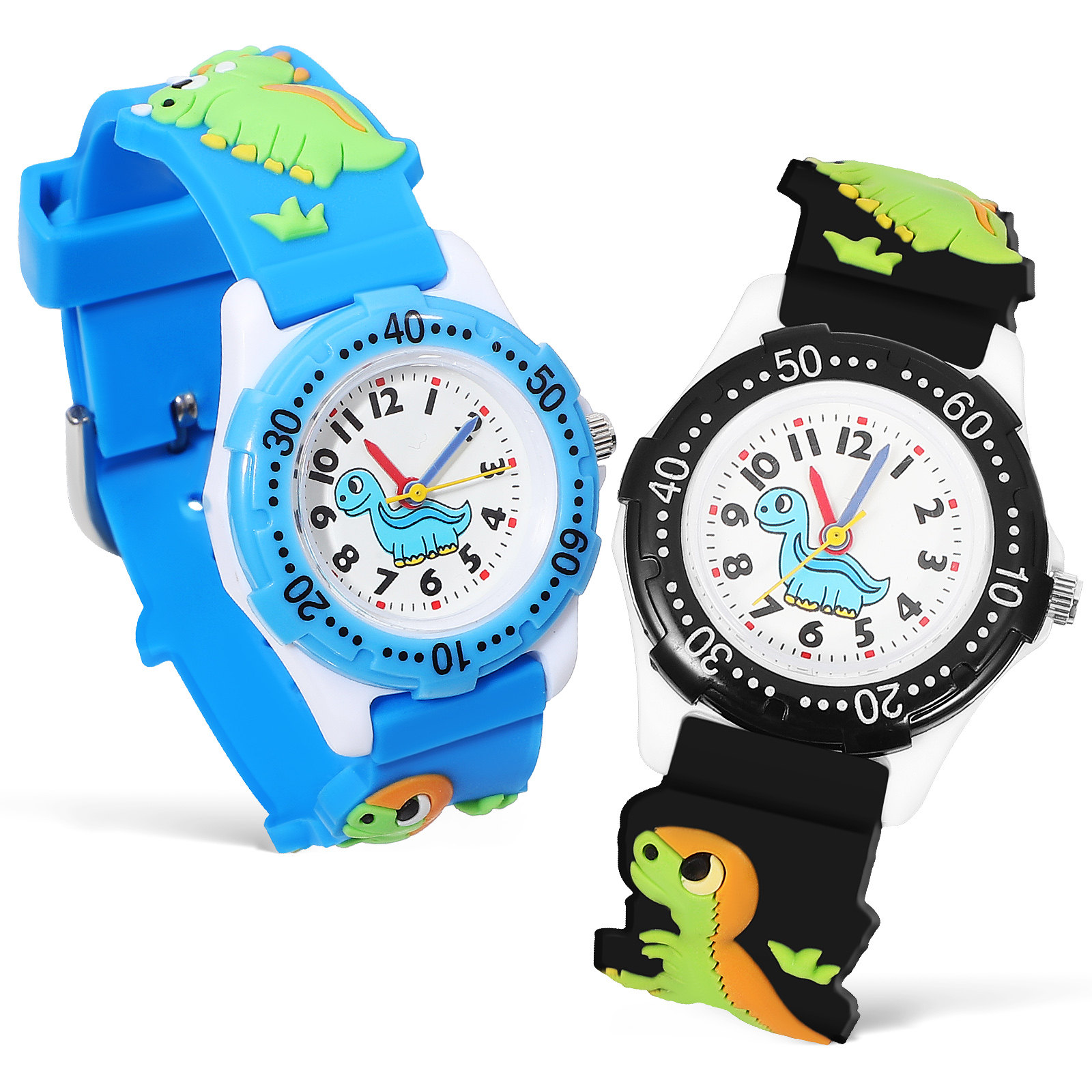 2Pcs Kids Waterproof Watches 3 - Luxury Watch With Arabic Numerals ulasan dan harga