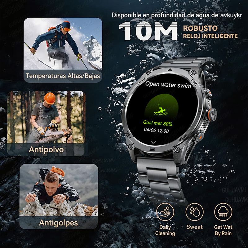 Tactical GPS Smart Watch Milit - Gmt Dual Timezone Watch ulasan dan harga