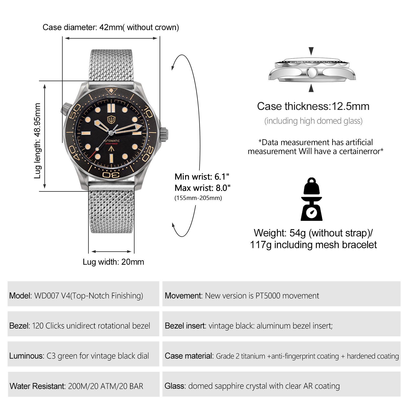 Watchdives WD007 V4 Automatic  - Luxury Watch And Bracelet ulasan dan harga