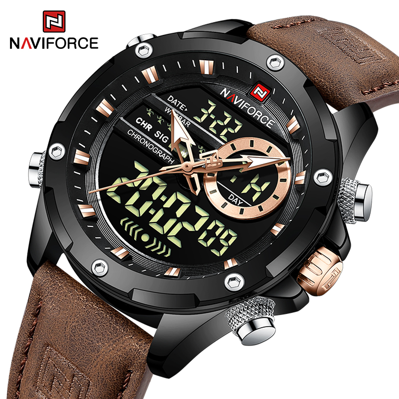 New NAVIFORCE Men Watches Quar - Luxury Watch Magazine ulasan dan harga