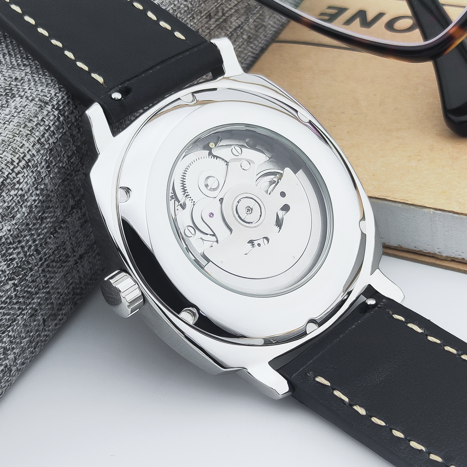 CUSTOM 42MM Stainless Steel Sa - Luxury Watch Safe ulasan dan harga