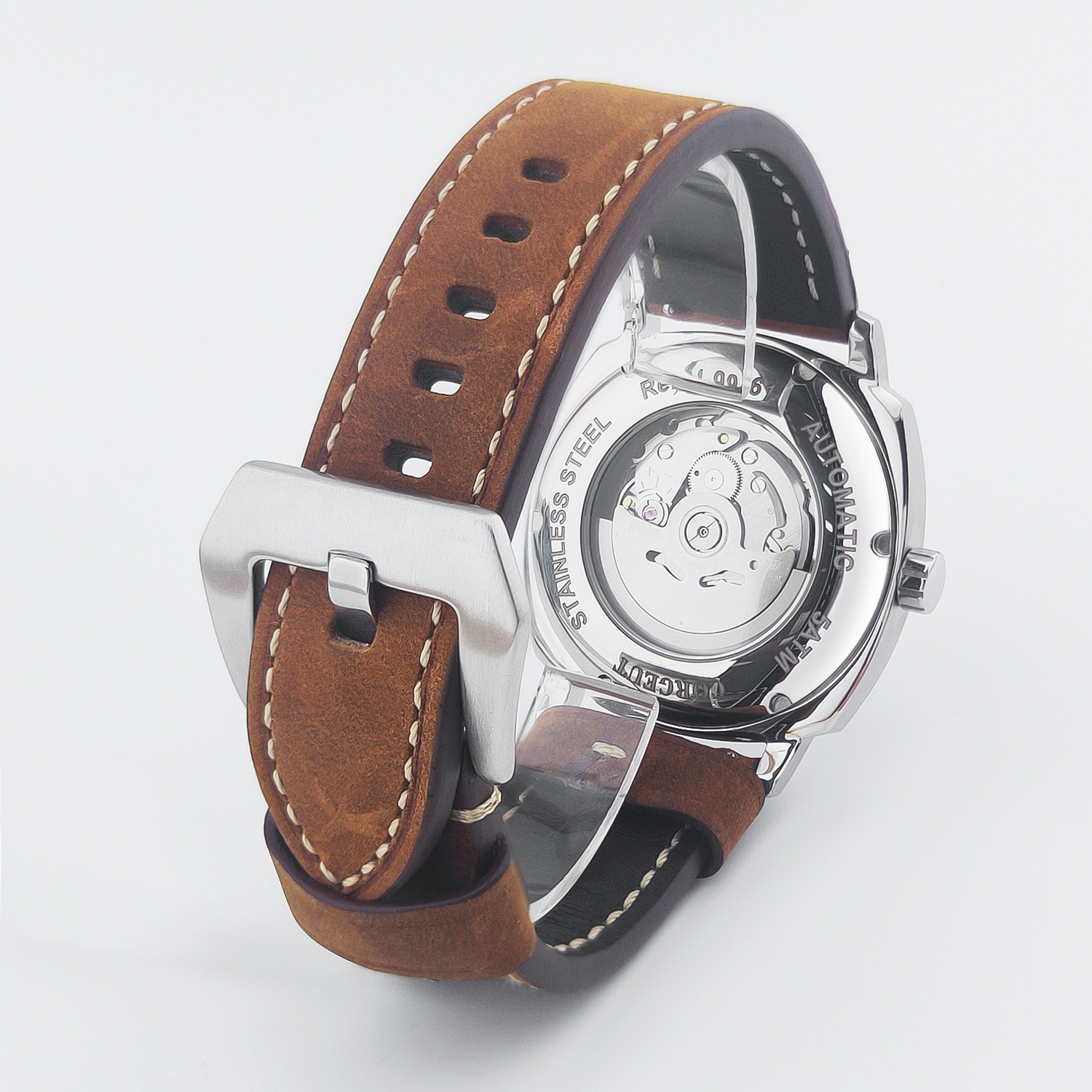 CUSTOM 42MM Stainless Steel Sa - Luxury Watch Safe ulasan dan harga