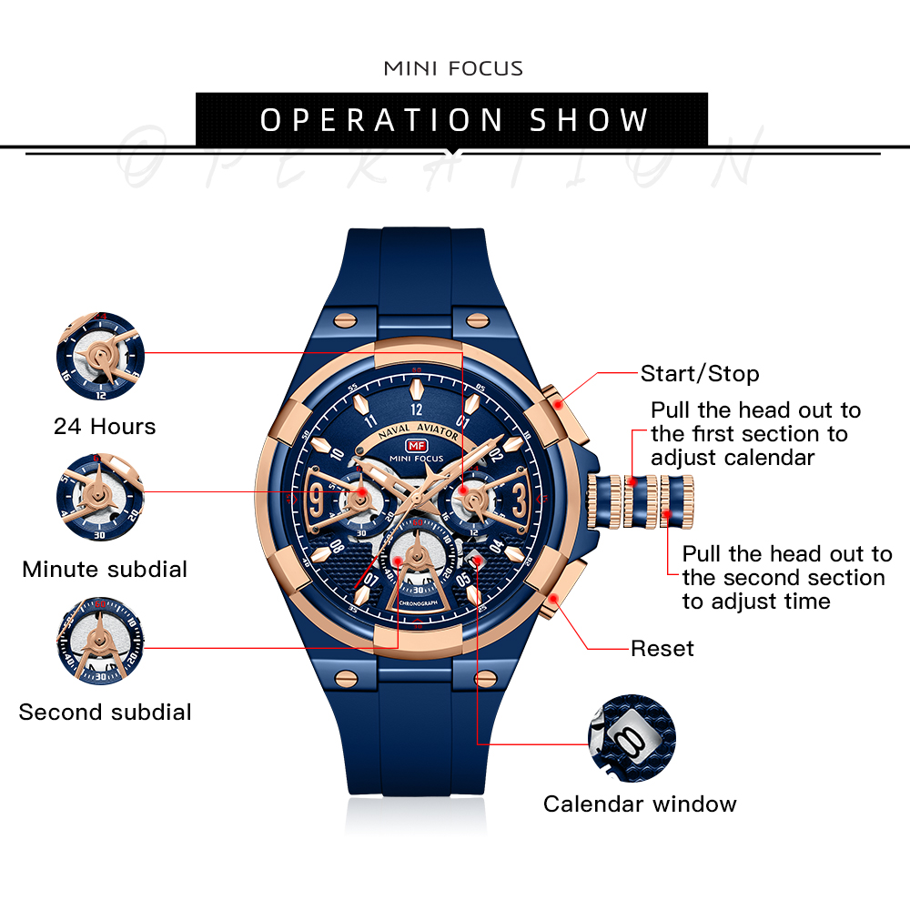 MINI FOCUS Mens Watches Brand  - Luxury Watch Magazine ulasan dan harga