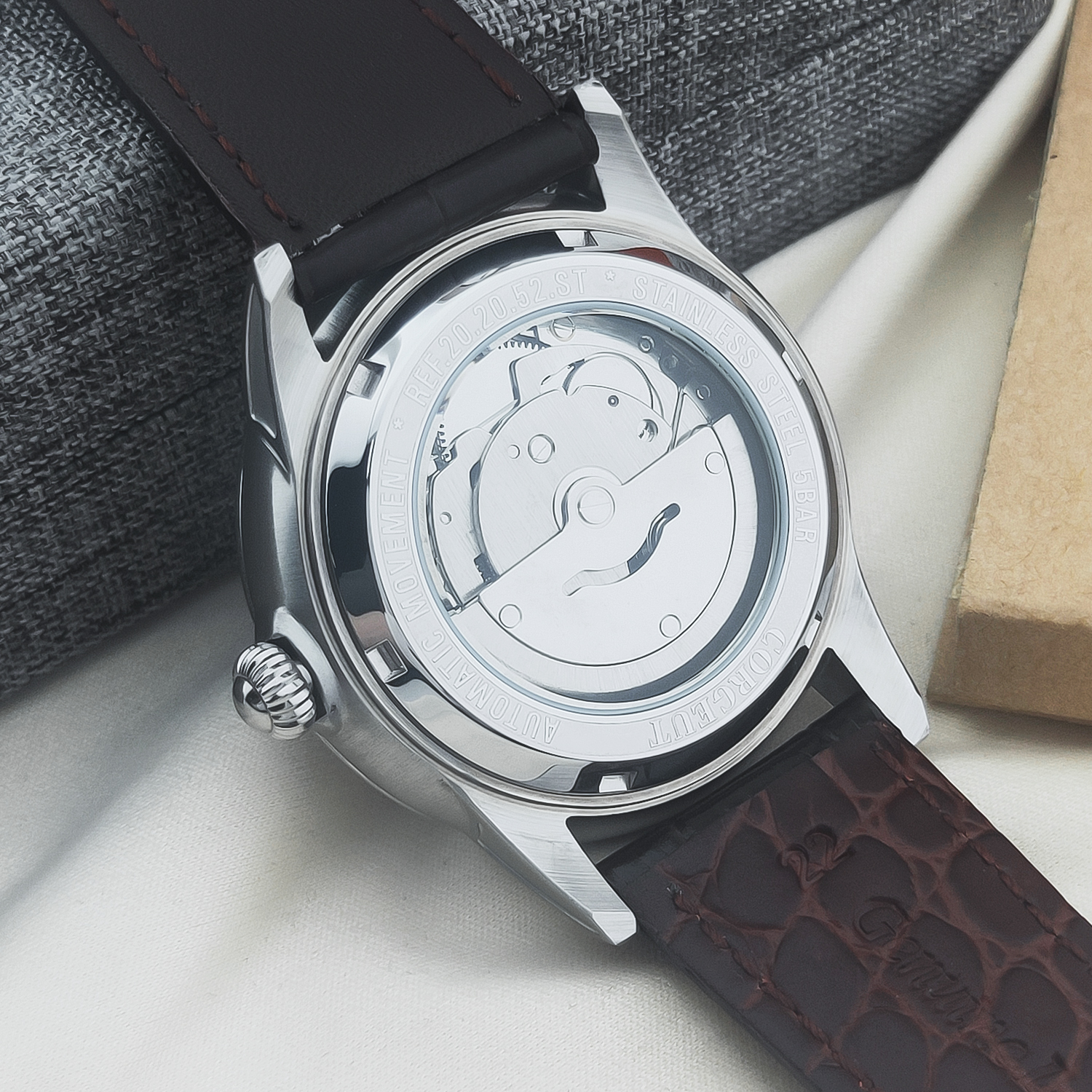 CUSTOM Logo 41mm MIYOTA8215 Au - Luxury Watch Safe ulasan dan harga