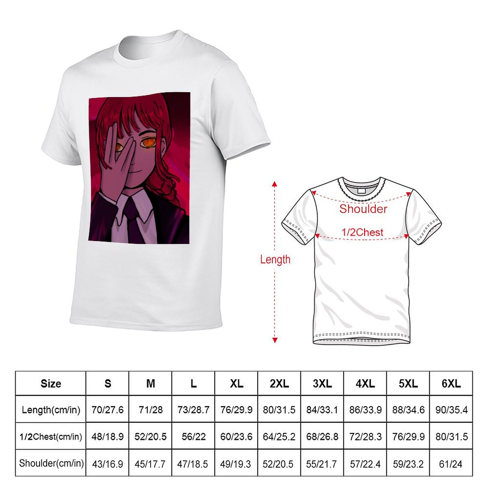 Makima is watching T-Shirt t s - Luxury Watch In China ulasan dan harga