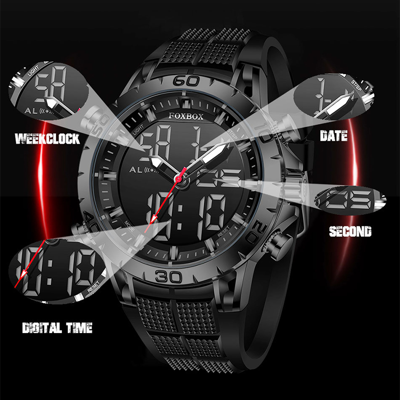 FOXBOX Mens Watches Sports Top - Luxury Watch Magazine ulasan dan harga
