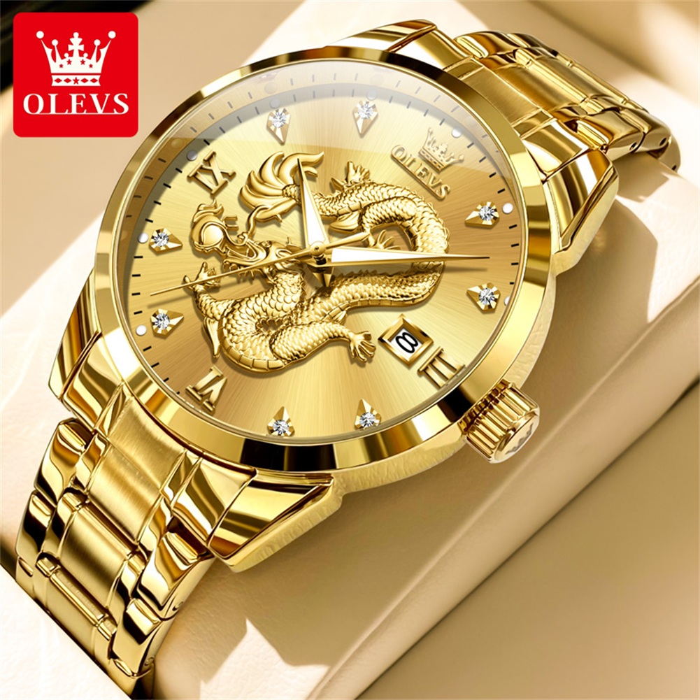 OLEVS Mens Watches Top Brand L - Luxury Watch In China ulasan dan harga