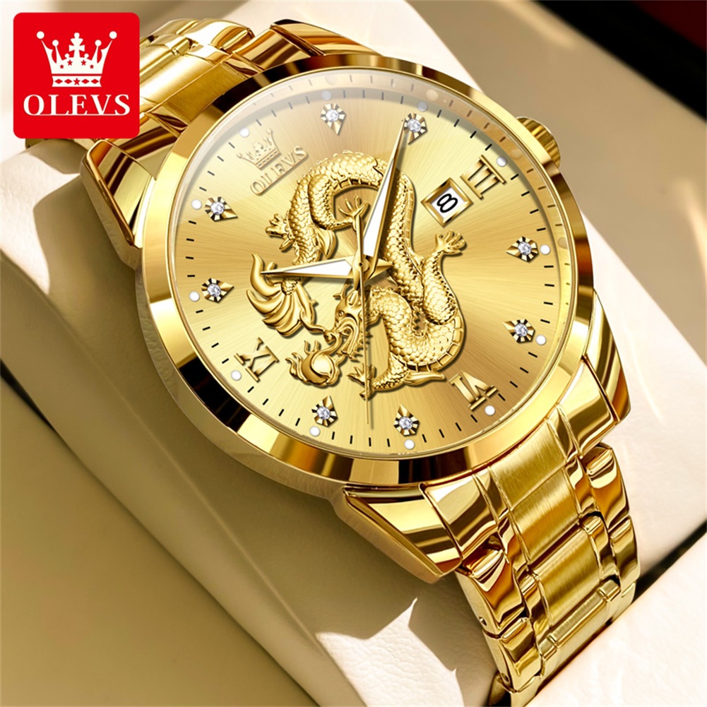 OLEVS Mens Watches Top Brand L - Luxury Watch In China ulasan dan harga