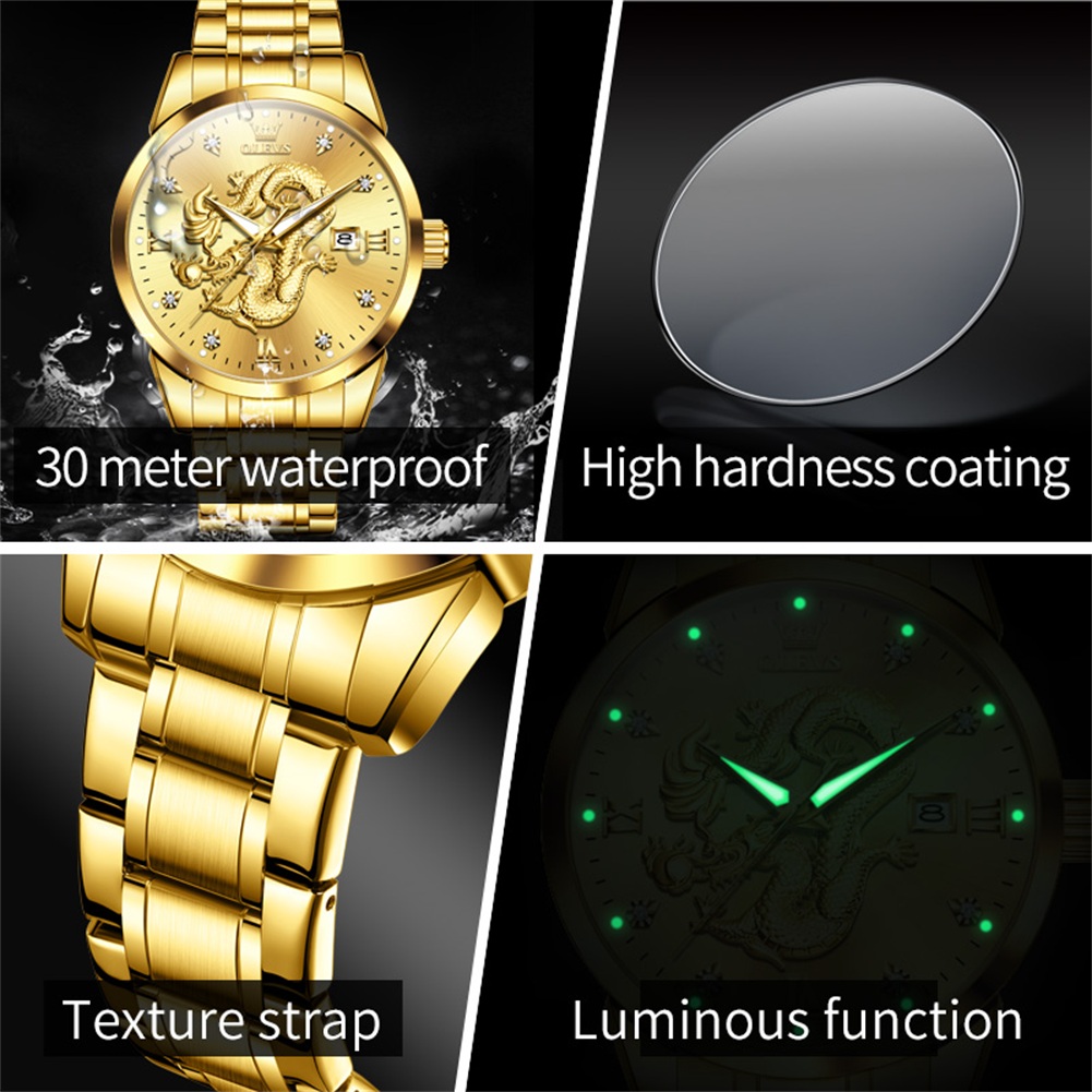 OLEVS Mens Watches Top Brand L - Luxury Watch In China ulasan dan harga