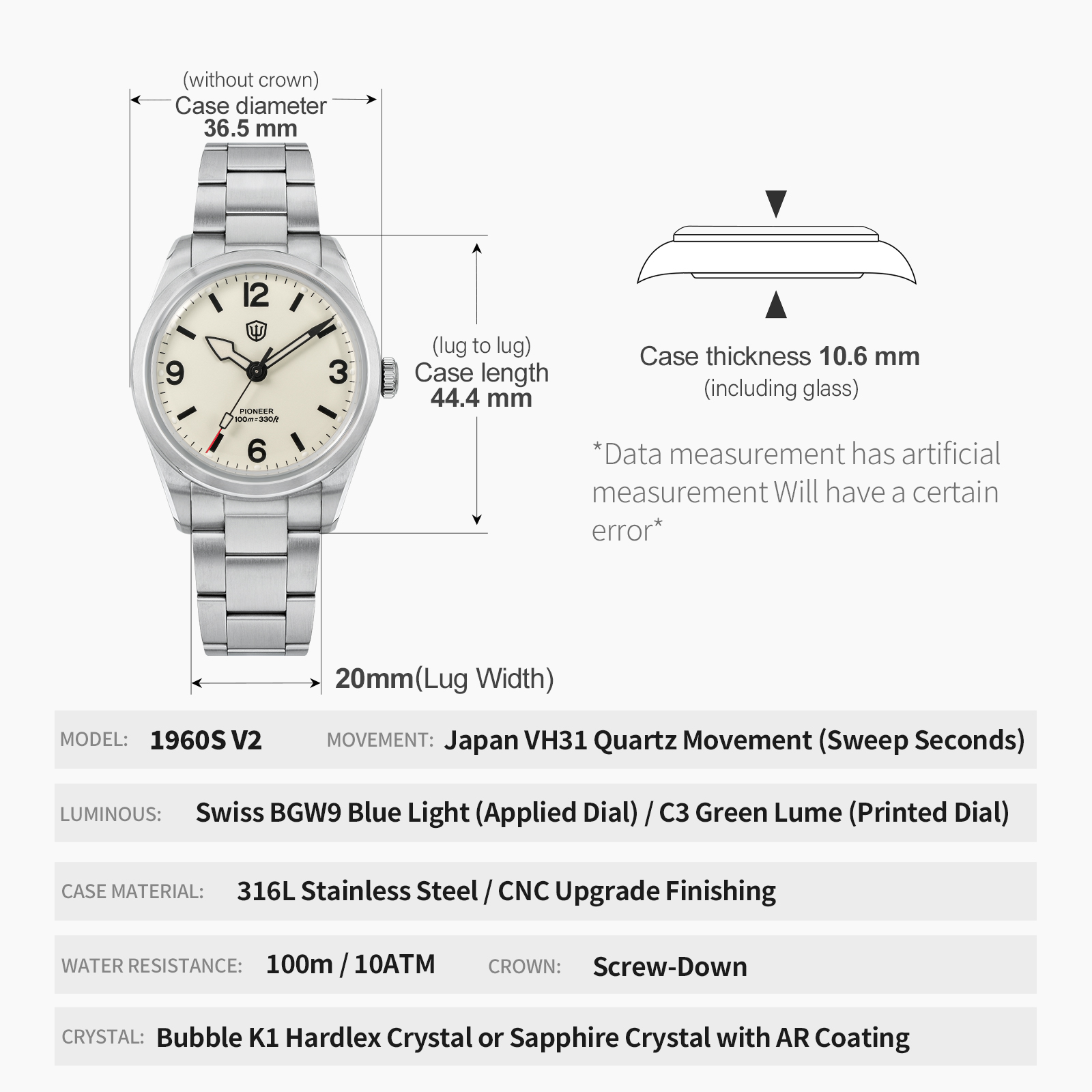 Watchdives WD1960S V2 Vintage  - Luxury Watch All Black ulasan dan harga