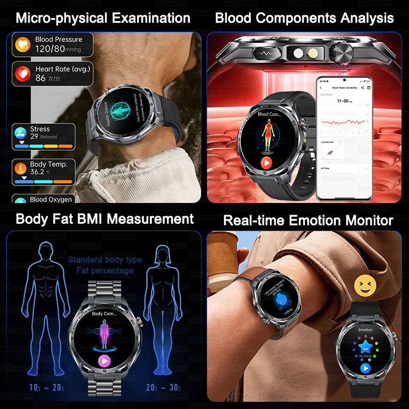 Al-GPT Professional Grade ECG  - Gmt Dual Timezone Watch ulasan dan harga