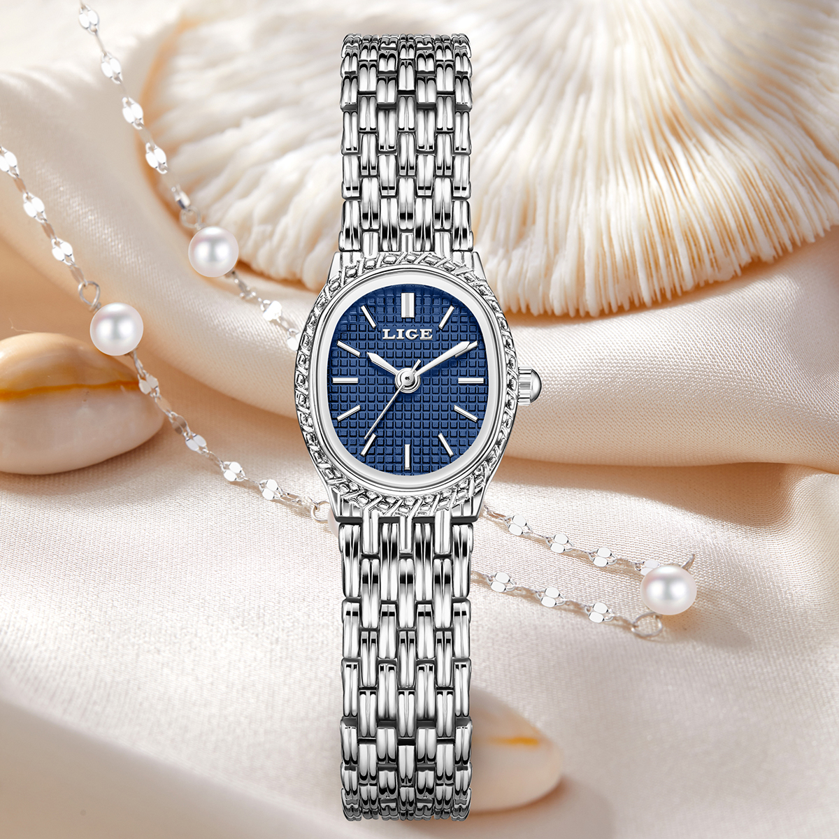 LIGE Fashion Elegant Quartz Wo - Luxury Watches ulasan dan harga